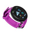 thumbnail image 4 of Youkk Plastic Wireless Smart Watch Portable Round Screen Display Battery Powered Pressure Wristwatch Purple, 4 of 8