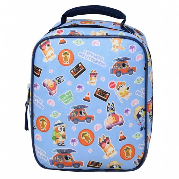 Bolsa de almuerzo Fast Forward Bluey con estampado integral para niños