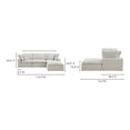thumbnail image 3 of Moe's Home Collection Terra Condo Lounge Modular Sectional Coastside Sand Fabric, 3 of 6