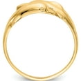 thumbnail image 2 of 14K Yellow Gold Double Dolphin Ring (Size 6) Made In Peru k3922, 2 of 5