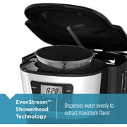 BLACK+DECKER 12-Cup Thermal Coffee Maker, Keep Coffee Hot with Insulated Stainless Steel Carafe, Digital Controls, Easy to Clean.