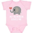 thumbnail image 3 of Inktastic Mommom Loves Me Grandchild Boys or Girls Baby Bodysuit, 3 of 5