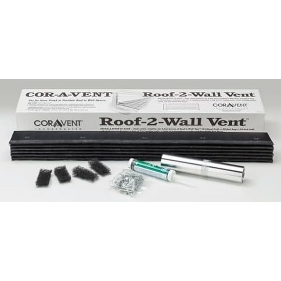 Roof-2-Wall Vent: Aluminum Roof-Wall Ventilation Kit