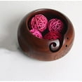 thumbnail image 5 of Yarn Bowl Holder Smooth Knitting Crochet Yarn Bowl Holder, Brown, as described, 5 of 5