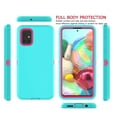 thumbnail image 2 of Phone Cases for Galaxy A01 A11 A21 A51 4G US Version, Tekcoo Full-Body Shockproof Protection Heavy Duty Armor Hard Plastic & Shock Absorption Rubber Rugged Bumper 3-in-1 Case Cover for Galaxy A11, 2 of 7