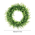 thumbnail image 3 of 2026 Spring Kids Breath Camellia Wreath 17.71In Delicate Visual Appearance Dry Environment Storage All Season Display Feature Ornament for Home Garden Gate Front Door Mantel Festival Decor, 3 of 6