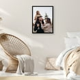thumbnail image 4 of Americanflat 19x25 Poster Frame with Polished Plexiglass Streamline Collection Thin Border Wall - Black, 4 of 8