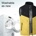 thumbnail image 5 of comerut Heated Jacket Energy-saving Fleece Lining Fast-Heating Stand Collar Long Battery Life Keep Warm 3 Heating Levels 11 Heating Zones Heated Vest for Daily, 5 of 7