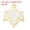 White, variant on Maple Leaf Pendants, 20 Pack Enamel Tree Leaf Beads Metal Leaves Charm for Jewelry Making, White