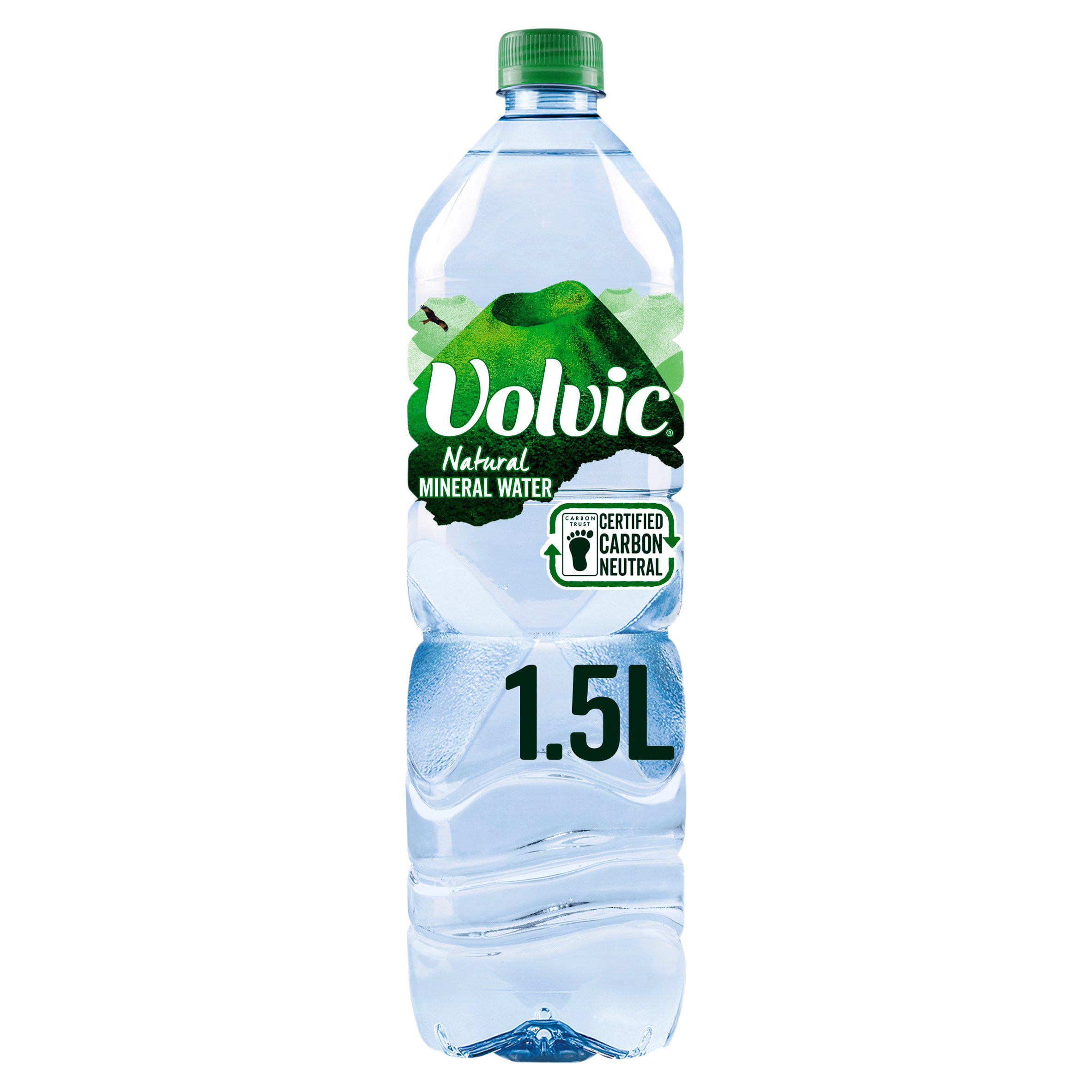 Volvic Natural Mineral Water 1 5 Liter Bottles Pack Of 12 Walmart Com