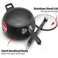 thumbnail image 4 of Hawkins CB65 Hard Anodised Pressure Cooker, 6.5-Liter, Contura Black, 4 of 5