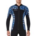 thumbnail image 1 of Greeniant BUCEO SAIL 3MM Traje de neopreno Tops Trajes de neopreno de primera Protección Trajes de buceo Canoa Buceo para aeróbic acuático Deportes acuáticos azul SG Greeniant OD003290-04, 1 of 1