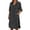 Black, variant on HJYCHN Stylish Women Denim Button Down Shirt Dress with Long Sleeves and Front Pockets for Everyday Wear Navy XXXXXL