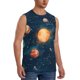thumbnail image 2 of Balery Solar System And Planets Camisetas sin mangas para hombre, absorbe la humedad y protege contra el mal olor.-X-Large, 2 of 7