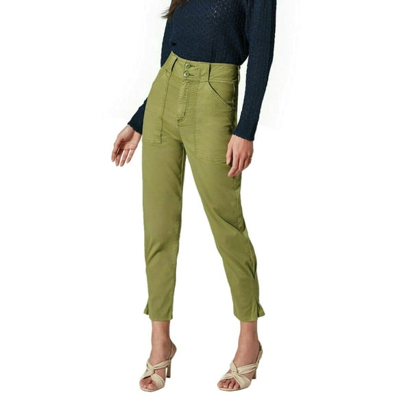 Joie Womens Mirenda High-Rise Straight-Leg Pants 2 Chive - NWT $228