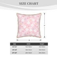 thumbnail image 4 of Haiem Easter Cute Rabbit Print Velvet Soft Solid Decorative Square Throw Pillow Covers Set with Elegant Piping Christmas Cushion Case for Sofa Bedroom Car-20"x20", 4 of 8