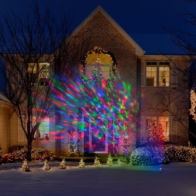 Light Show LED Red Blue Green Projection Kaleidoscope Outdoor