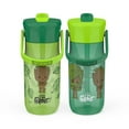 thumbnail image 5 of Zak Designs 18oz Harmony Marvel Groot Recycled Plastic Water Bottle for Travel or At Home, Leak-Proof When Closed with Straw Lid and Carry Handle, 2-Pack (Groot), 5 of 10