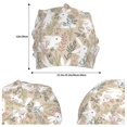 thumbnail image 2 of Naloa Retro Bunny Flower Beanie for Men Women Knitted Unisex Winter Hat Beanies Cap Knit Cuffed Beanies Hats, 2 of 7