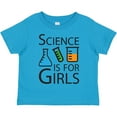 thumbnail image 3 of Inktastic Science is for Girls Girls Toddler T-Shirt, 3 of 5