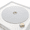 White-24" (Round), variant on Round Shower Mat With Drain Hole In Middle 24 Inch Diameter Grey
