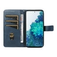 thumbnail image 6 of Designed for Samsung Galaxy S20 FE Case Wallet, Men Women Flip Folio Cover with PU Leather Stand Credit Card Holders Slots Wrist Strap Magnetic Clasp Phone Case for Samsung Galaxy S20 FE, Blue, 6 of 11