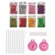 thumbnail image 5 of de manualidades de pulseras de agua con purpurina, para hacer pulseras, pulseras de lentejuelas, manualidades, juego de fabricación de joyas,, 5 of 9