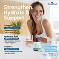 thumbnail image 2 of Pastillas de colágeno multivitamínico ForestLeaf con ácido hialurónico y vitamina C | Suplementos de colágeno hidrolizado para mujeres y hombres | Cápsulas de colágeno multivitamínico con péptidos par, 2 of 5