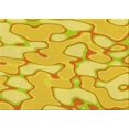 thumbnail image 1 of Ahgly Company Machine Washable Indoor Rectangle Transitional Banana Yellow Area Rugs, 5' x 7', 1 of 7