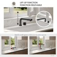 thumbnail image 4 of Stylish Single Handle Matte Black Stainless Steel Lift Up Kitchen Faucet K-152N, 4 of 11
