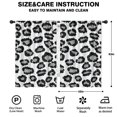 thumbnail image 2 of Blackout Kids Curtains,White and Gray Of Leopard Print Childrens Insulated Curtains Set Of 2,Bedroom Essentials,Toddler Room Decor 42"x63", 2 of 5