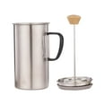 thumbnail image 4 of Cafetera a presión Shamjiam de Acero inoxidable, tetera de 1000ml para acampar, 4 of 8