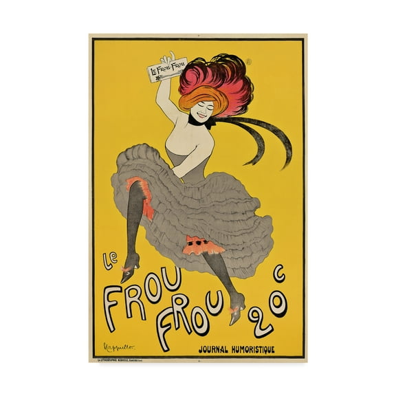 Trademark Fine Art 'Le Frou Frou, 1899' Canvas Art by Leonetto Cappiello