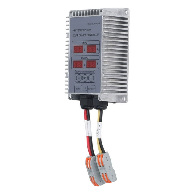 Solar Battery Charge Controller, Synchronous Rectifier Circuit Structure MPPT Solar Controller Voltage Adjustable Under Voltage Protection For Monitoring 400W