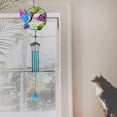 thumbnail image 5 of Hummingbird Wind Chimes for Indoor Outdoor, Metal Wind Chime Sun Catcher Hanging Ornament for Garden Patio(Blue), 5 of 6
