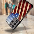thumbnail image 2 of DALUX Hybrid Slim Phone Case Cover Compatible with Samsung Galaxy S22 Ultra 5G (2022) 6.8 inch - Graffiti US Flag Print, 2 of 2