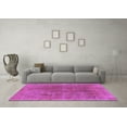 thumbnail image 3 of Ahgly Company Indoor Rectangle Abstract Purple Modern Area Rugs, 2' x 5', 3 of 4
