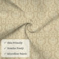 thumbnail image 3 of Queen Size Pillows Cases Standard Size 20x26 In - Damask Beige Tan Brown Soft Comfort Envelope Closure Pillowcases Standard, 3 of 5
