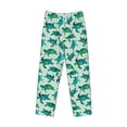 thumbnail image 5 of Balery Green Sea Turtle print Men's Pajama Pants,Ultra Lightweight Pjs,Lounge Pant-Small, 5 of 9