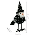thumbnail image 2 of Sombrero de Halloween con figurita de pájaro. Adorno de escritorio caprichoso para el hogar y, 2 of 4