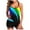Multicolor, variant on Otvok Blouson Tankini Swimsuits for Women 2 Piece Bathing Suits with Boyshorts Modest Tummy Control Swimwear XXXXL Multicolor