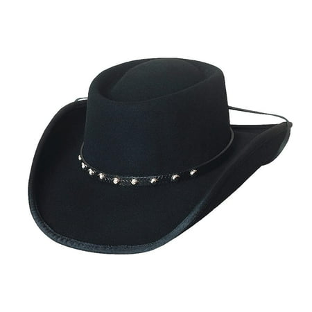 Bullhide Hats 0669Bl Cowboy Collection Unchained Black Cowboy Hat