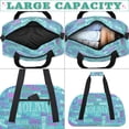 thumbnail image 5 of Dance Bag for Kids Girls Personalized Bag Name Overnight Bag Ballet Bag Gym Bag Light Blue, 5 of 7