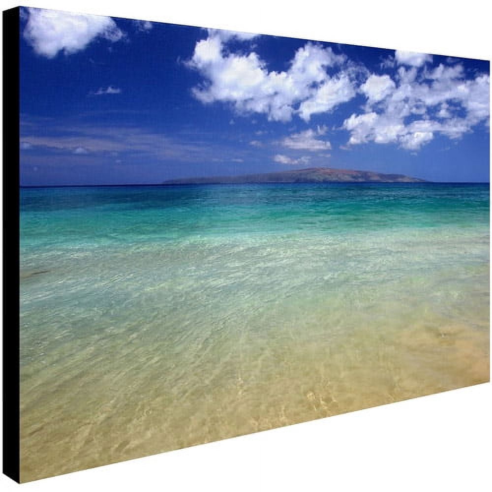Trademark Fine Art "Hawaii Blue Beach" Canvas Art by Pierre Leclerc