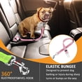 thumbnail image 3 of Pet Car Belt – Elastic Reflective Dog Seat Belt Leash with Swivel Hook, Adjustable Travel Harness for Dogs, Cats & Ferrets, 3 of 4