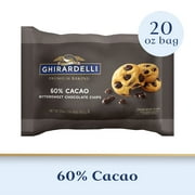GHIRARDELLI 60% Cacao Bittersweet Chocolate Premium Baking Chips, 20 oz Bag