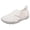 White 1, variant on Fozruso Toddler Walking Shoes Slip On Toddler Shoes Boys Girls Kids Sports Sneakers Casual School Shoes Barefoot Shoes,Sizes 6.5(1-1.5 Years)