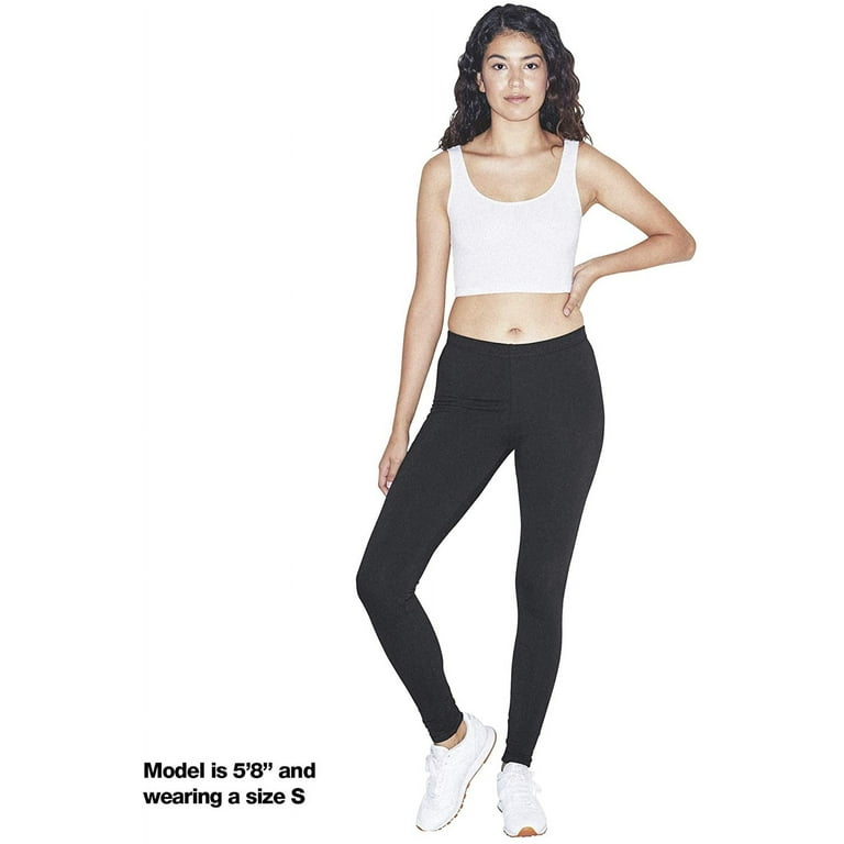 American Apparel Winter Legging Small Black Walmart