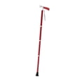 thumbnail image 2 of yotijay Trekking Poles Hiking Stick Telescopic Strong Mechanism Nonslip Handle 3 Joints Stick for Backpacker Backpacking Red, 2 of 9