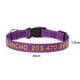 thumbnail image 2 of Collar de identificación de perro personalizado, collar de teléfono con nombre de mascota bordado, 2 of 5
